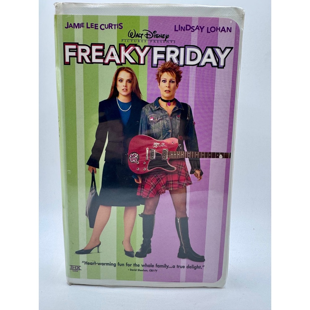 Freaky Friday VHS 2003 Disney Movie Jamie Lee Curtis Lindsay Lohan PG